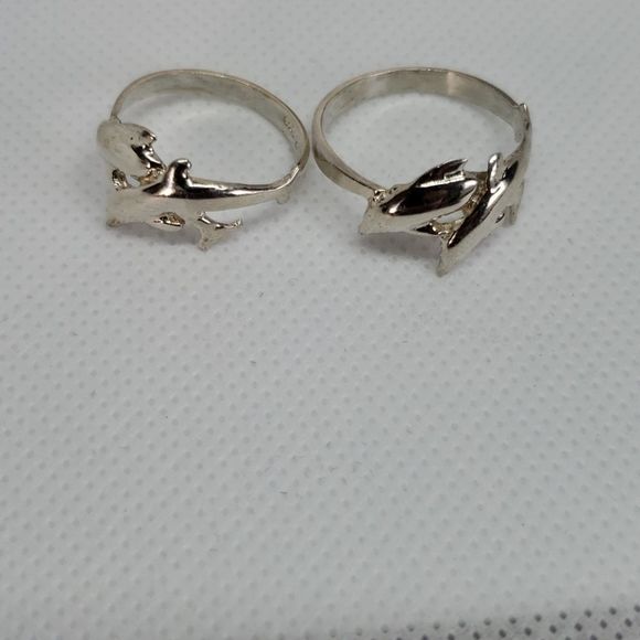Silver Dolphin Rings - Picture 3 of 3